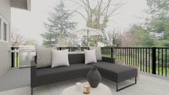 Contemporary Outdoor Space by Havenly Interior Designer Sophia