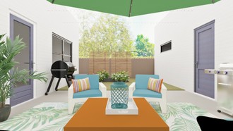 Eclectic Outdoor Space by Havenly Interior Designer Sophia