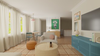 Contemporary, Modern, Midcentury Modern Living Room by Havenly Interior Designer Katerina