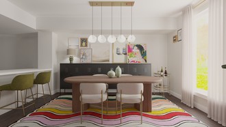 Eclectic, Glam Dining Room by Havenly Interior Designer Katerina