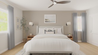 Classic, Coastal, Transitional Bedroom by Havenly Interior Designer Ashley
