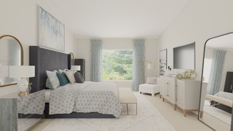 Classic, Glam, Traditional, Transitional Bedroom by Havenly Interior Designer Nicole