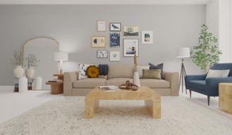 Contemporary Living Room by Havenly Interior Designer Rocio
