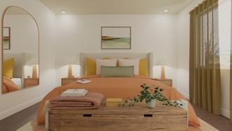 Contemporary, Modern, Bohemian Bedroom by Havenly Interior Designer Martha
