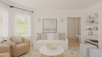 Contemporary, Classic Living Room by Havenly Interior Designer Megan
