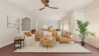 Contemporary, Transitional Living Room by Havenly Interior Designer Jessica