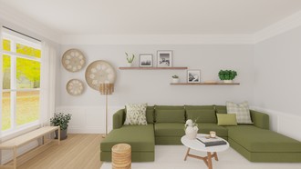 Scandinavian Living Room by Havenly Interior Designer Blanca