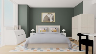 Contemporary, Eclectic Bedroom by Havenly Interior Designer Sophia
