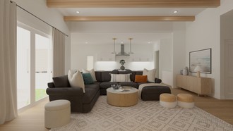 Contemporary, Minimal, Scandinavian Living Room by Havenly Interior Designer Sana