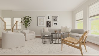 Modern, Minimal, Scandinavian Living Room by Havenly Interior Designer Marisa