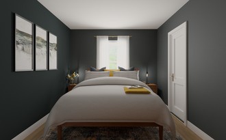 Midcentury Modern Bedroom by Havenly Interior Designer Angela