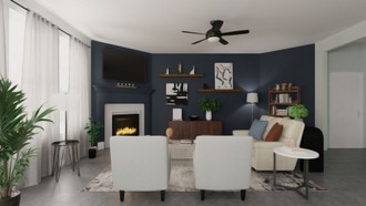 Contemporary, Modern, Classic, Glam Living Room by Havenly Interior Designer Ana