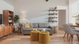 Midcentury Modern Living Room by Havenly Interior Designer Maria