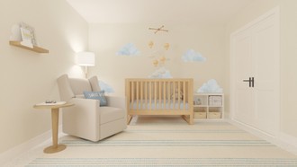 Minimal, Preppy Nursery by Havenly Interior Designer Constanza