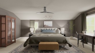 Classic, Midcentury Modern Bedroom by Havenly Interior Designer Megan