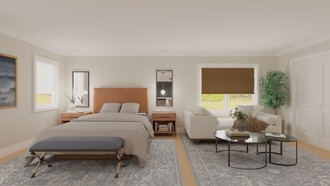 Contemporary, Midcentury Modern, Scandinavian Bedroom by Havenly Interior Designer Ashley