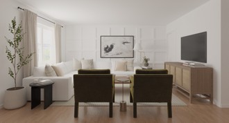 Modern, Minimal, Organic Modern Living Room by Havenly Interior Designer Camila