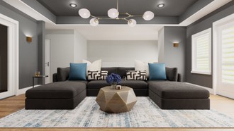 Contemporary, Modern, Glam Reading Room by Havenly Interior Designer Roslyn