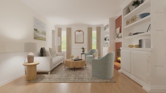 Classic, Eclectic, Transitional, Vintage Living Room by Havenly Interior Designer Tania