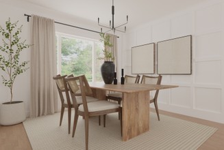 Modern, Rustic, Transitional, Organic Modern, Warm Transitional Living Room by Havenly Interior Designer Camila