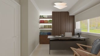 Modern, Midcentury Modern, Midcentury Scandi, Organic Modern Office by Havenly Interior Designer Yoseika