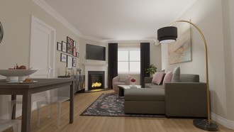 Modern, Glam Living Room by Havenly Interior Designer Jessica