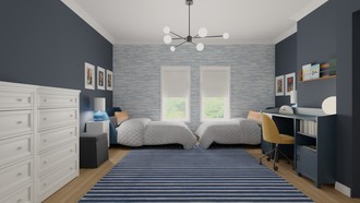 Bohemian, Midcentury Modern Bedroom by Havenly Interior Designer Tania