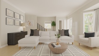 Transitional Living Room by Havenly Interior Designer Sophia