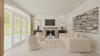 Contemporary Living Room by Havenly Interior Designer Sophia