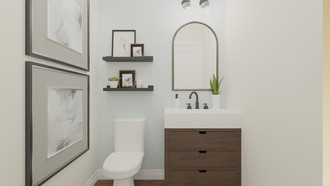 Transitional Bathroom by Havenly Interior Designer Tracy
