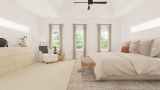 Contemporary, Modern, Warm Transitional Bedroom by Havenly Interior Designer Lilia