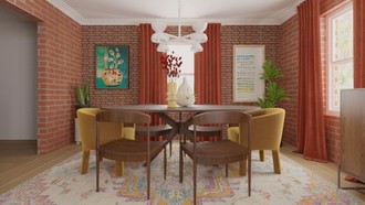 Eclectic, Midcentury Modern, Artful Eclectic Dining Room by Havenly Interior Designer Leah