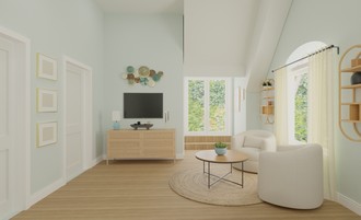 Midcentury Modern Bedroom by Havenly Interior Designer Leah