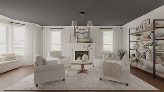 Classic, Transitional Living Room by Havenly Interior Designer Tracy