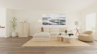 Modern, Minimal, Scandinavian Living Room by Havenly Interior Designer Mary