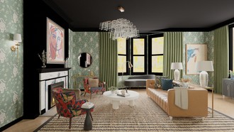 Eclectic, Glam, Vintage, Inspired Modern by Havenly Interior Designer Kelly