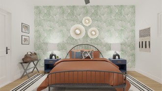 Eclectic, Global Bedroom by Havenly Interior Designer Jamie