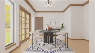 Modern, Transitional Dining Room by Havenly Interior Designer Begona