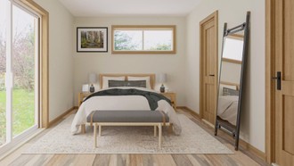 Rustic, Transitional Bedroom by Havenly Interior Designer Pamela