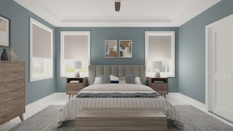 Midcentury Modern, Scandinavian Bedroom by Havenly Interior Designer Briana