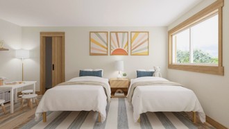 Transitional, Midcentury Modern Bedroom by Havenly Interior Designer Pamela