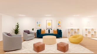 Bohemian, Midcentury Modern Living Room by Havenly Interior Designer Nicole