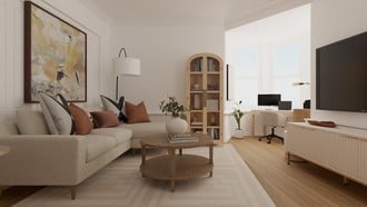 Minimal, Scandinavian Living Room by Havenly Interior Designer Andrea