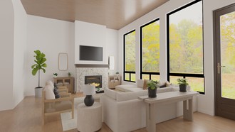 Organic Modern Living Room by Havenly Interior Designer Ximena