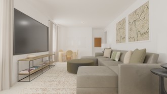Modern, Eclectic Living Room by Havenly Interior Designer Alix