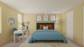 Midcentury Modern Bedroom by Havenly Interior Designer Tania