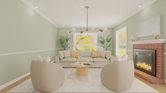 Contemporary, Modern Living Room by Havenly Interior Designer Maria