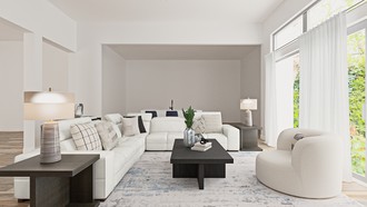 Contemporary Living Room by Havenly Interior Designer Katherin
