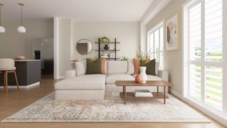 Transitional, Midcentury Modern Living Room by Havenly Interior Designer Pamela