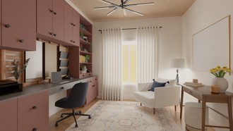 Modern, Midcentury Modern Office by Havenly Interior Designer Natalia